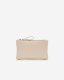 Roots Medium Zip Pouch Cloud - BONE WHITE
