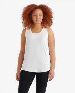 Roots Renew Racer Tank - WHITE