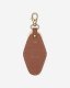 Roots Canada Leather Keychain - NUTMEG