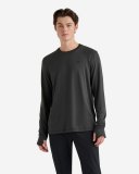 Roots Renew Long Sleeve T-shirt - BLACK PEPPER