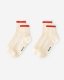 Roots Adult Cotton Cabin Ankle Sock 2 Pack - OATMEAL MIX