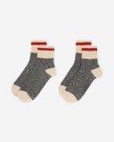Roots Adult Classic Cabin Ankle Sock 2 Pack - SALT & PEPPER