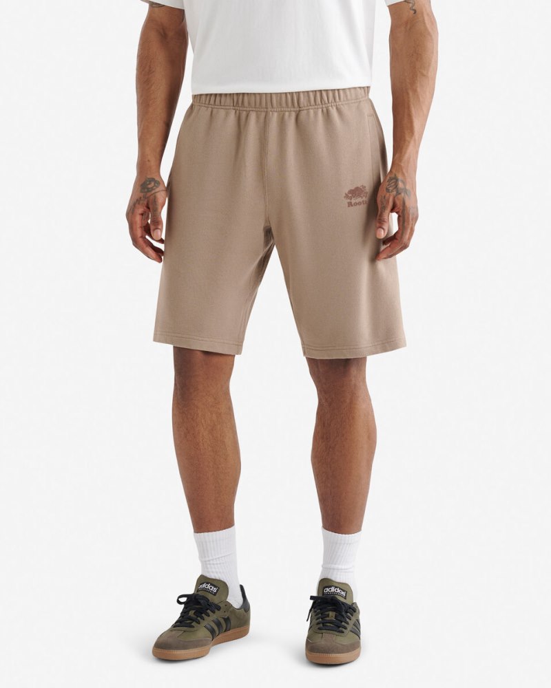 Roots Organic Original Sweatshort 10.5 Inch - MUSHROOM BROWN