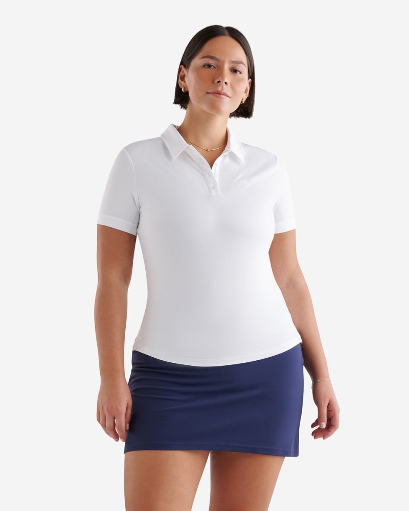 Roots Renew Short Sleeve Polo - WHITE
