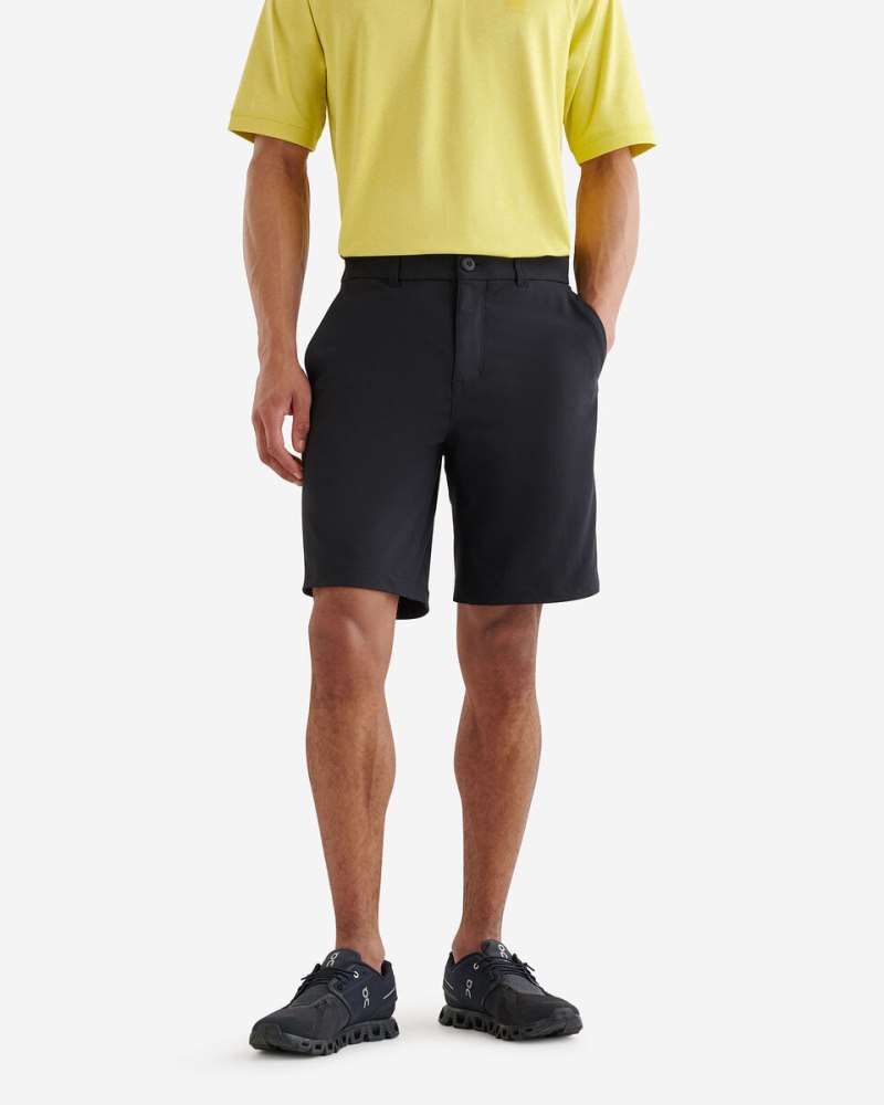 Roots Park Tech Short 9.5 Inch - BLACK