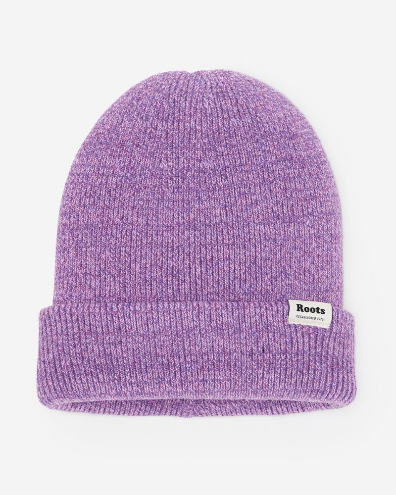 Roots Cozy Knit Toque - PASTEL LILAC MIX