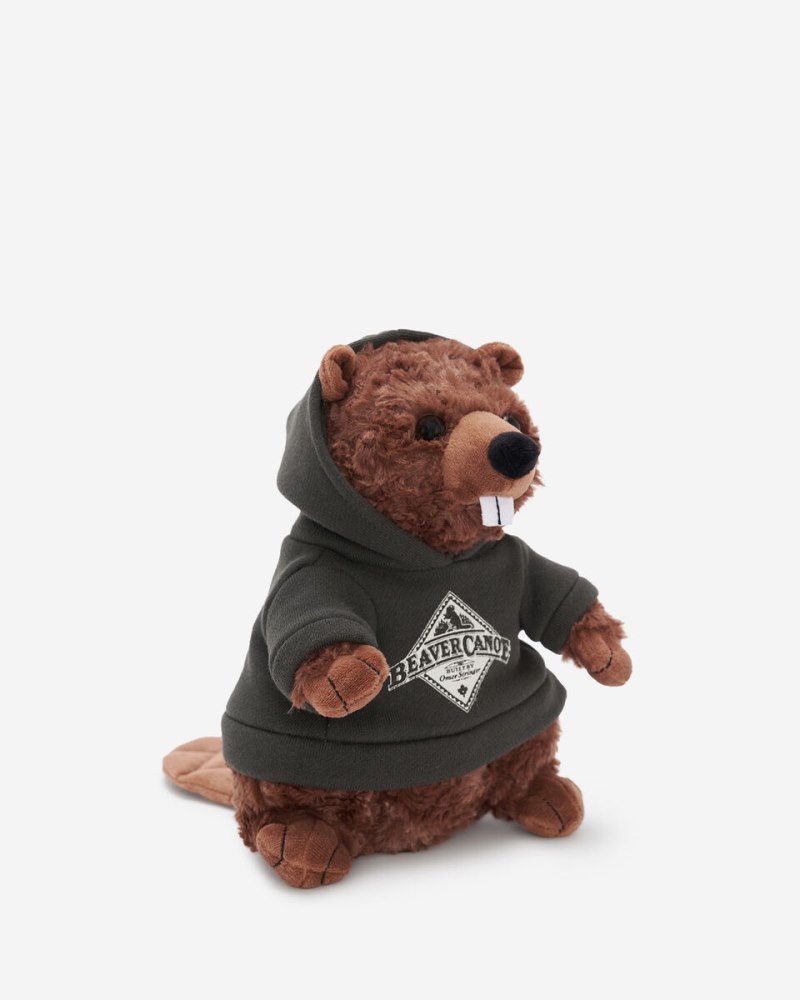 Roots Beaver Canoe Stuffie - RAVEN