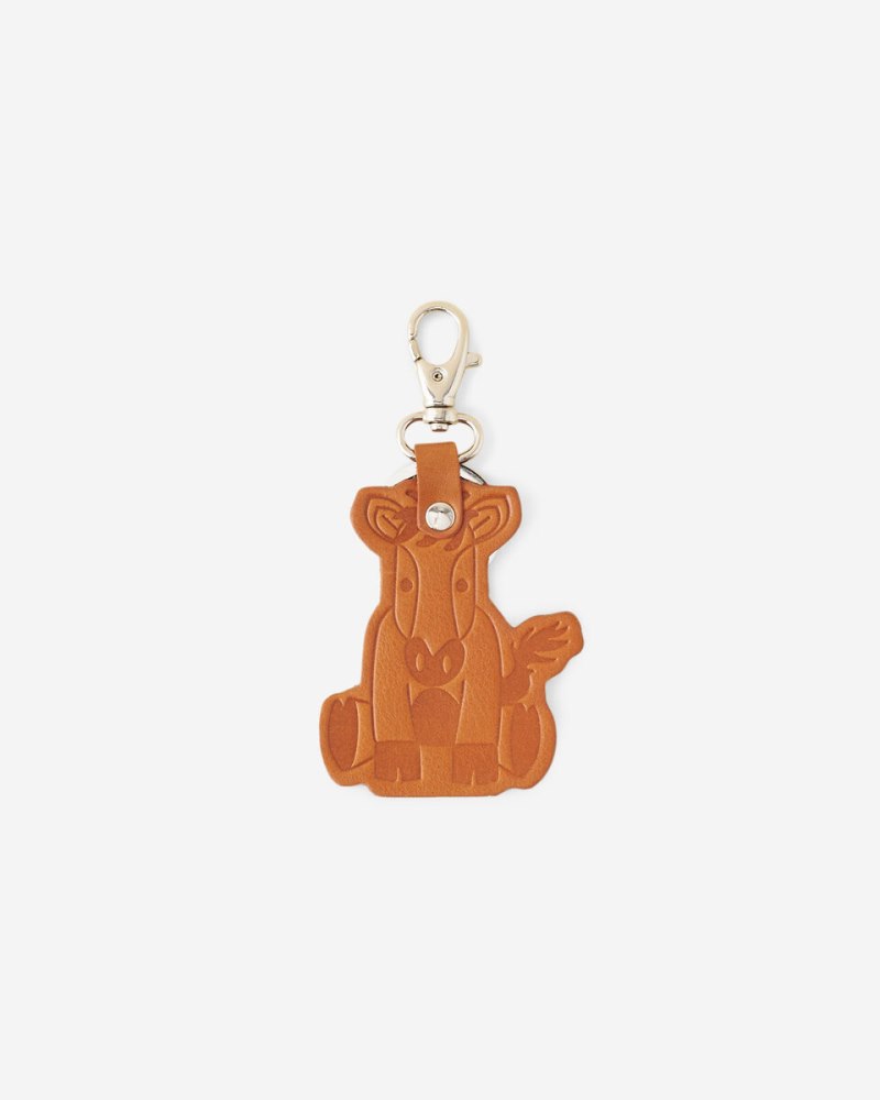 Roots Lunar New Year Horse Key Ring - UMBER