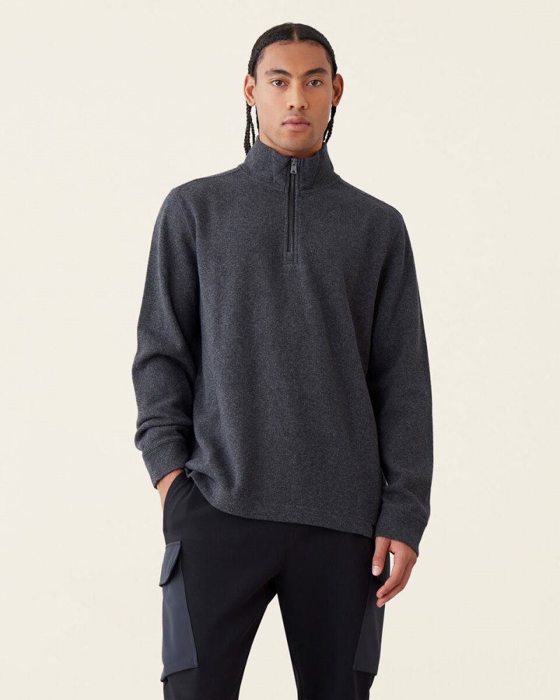 Roots Hawthorne Zip Stein - BLACK PEPPER