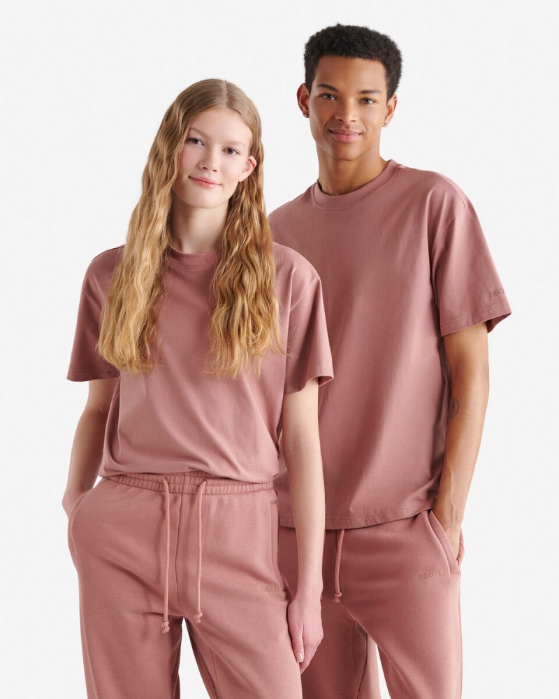 Roots One T-Shirt - BURNT ROSE