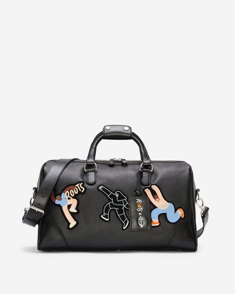 Roots X Vivian Rosas Pride Small Banff Bag - BLACK
