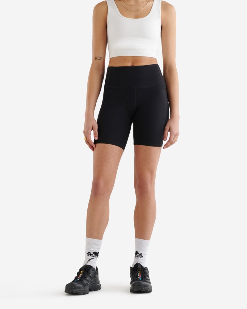 Roots Restore Pocket Bike Short 7 Inch - BLACK