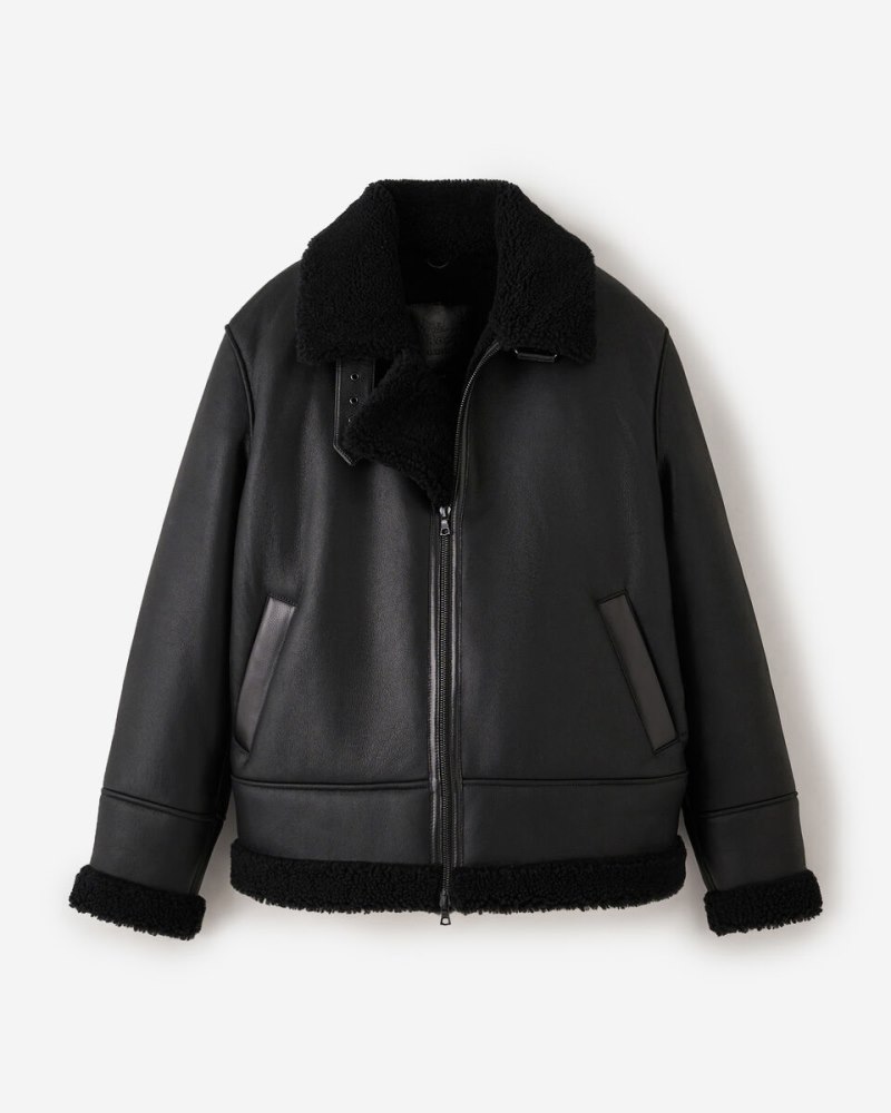 Roots Shearling Jacket - BLACK