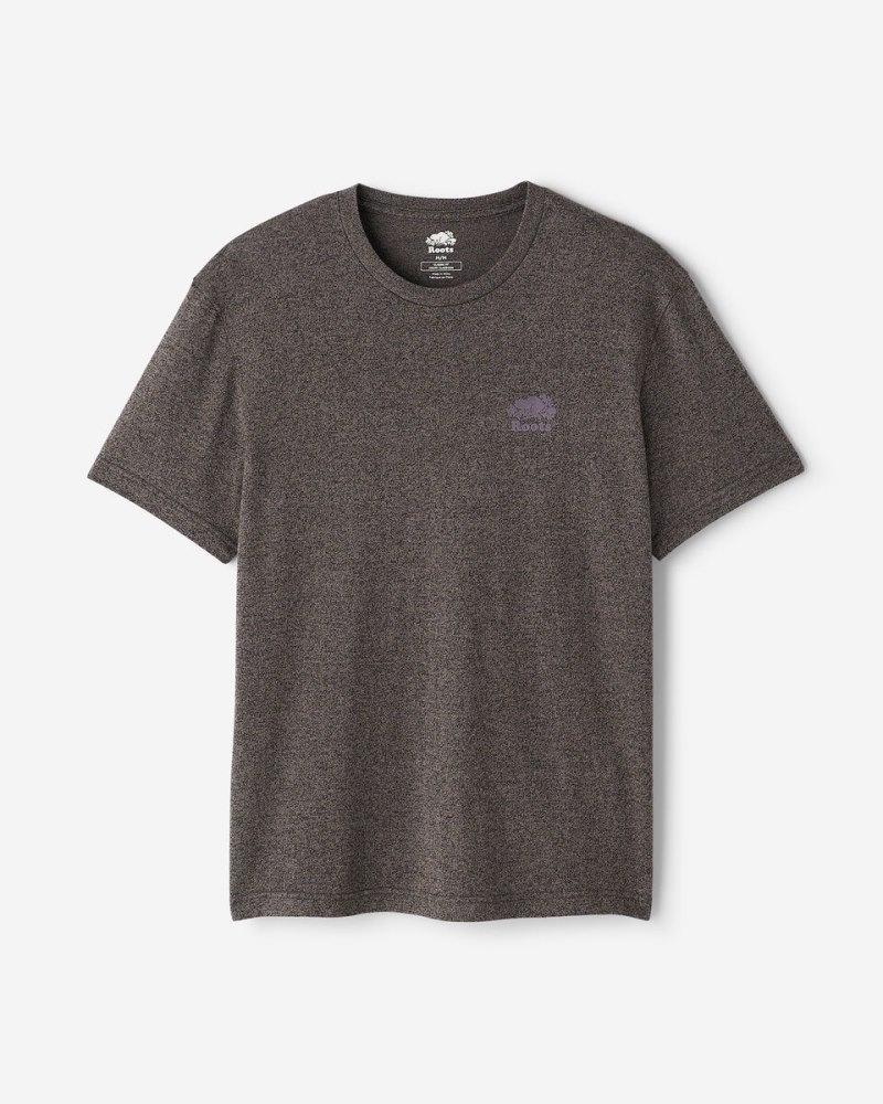 Roots Mens Organic Perfect Pepper T-Shirt - EARL GREY PEPPER