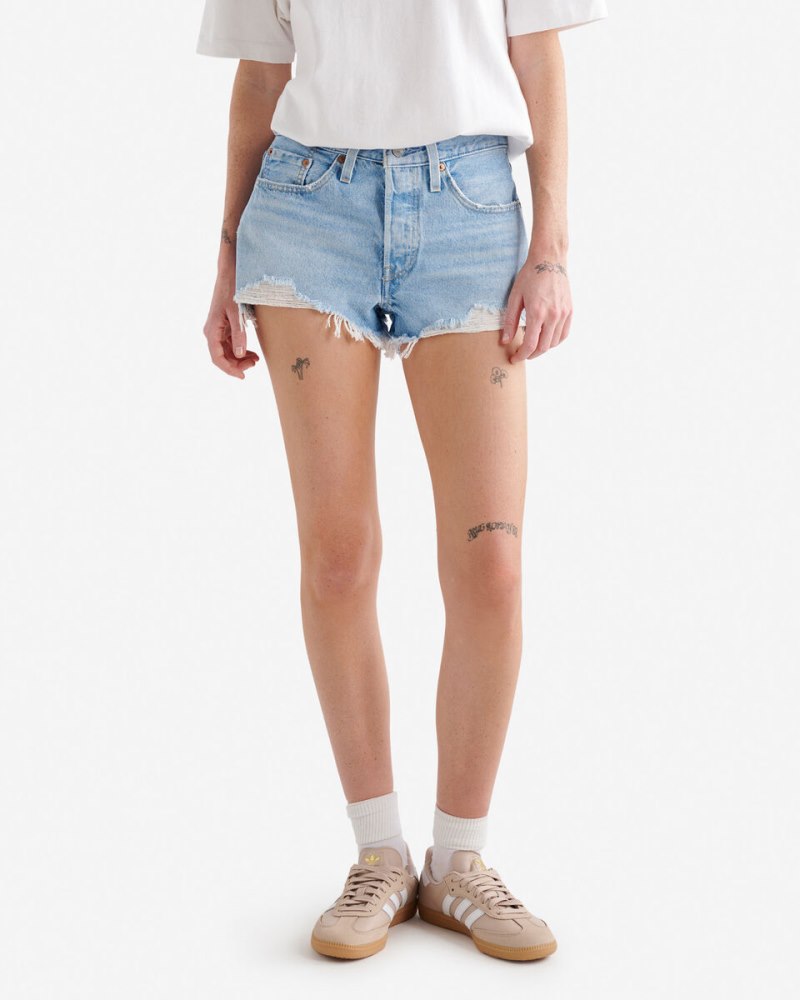 Roots Levi's 501&reg; Original Womens Short - LIGHT BLUE