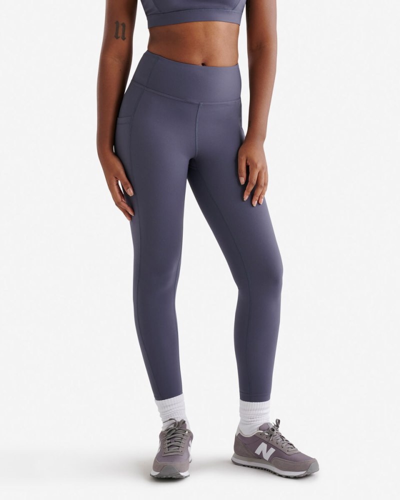 Roots Restore Pocket Legging - DUSTY BLUE