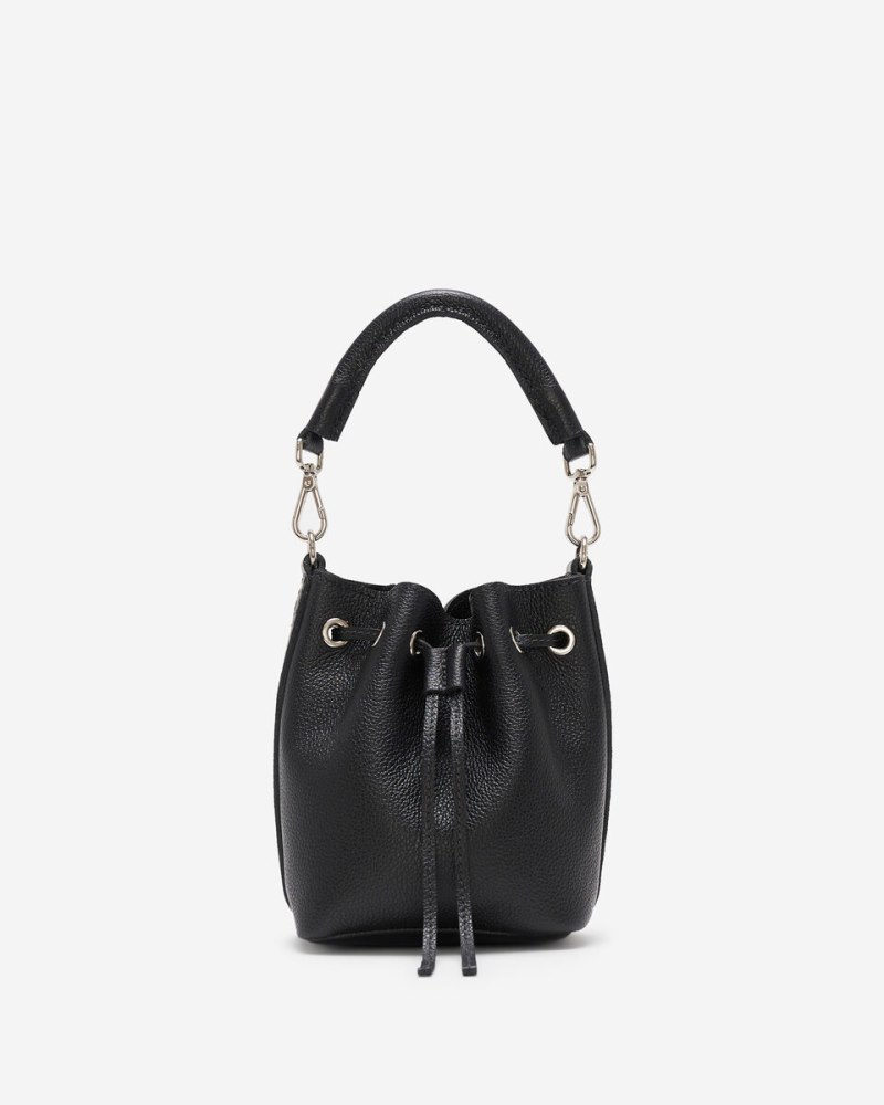 Roots Mini Bucket Bag 2.0 Cervino - BLACK