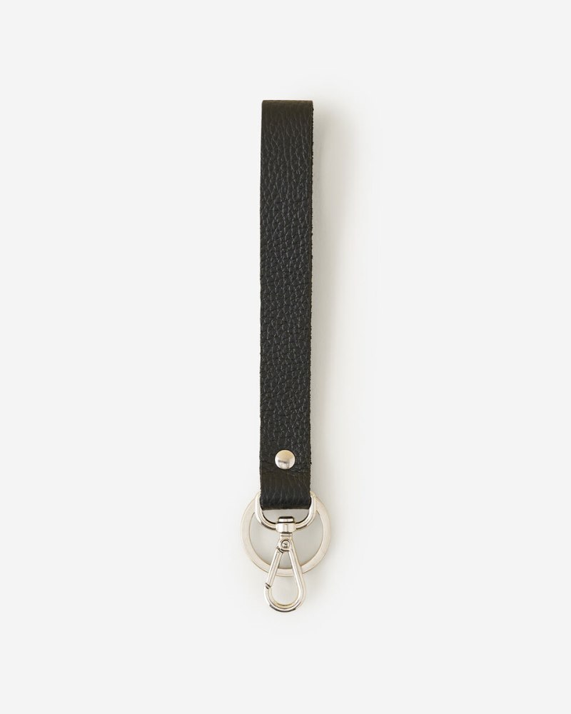 Roots Wristlet Keychain Cervino - BLACK