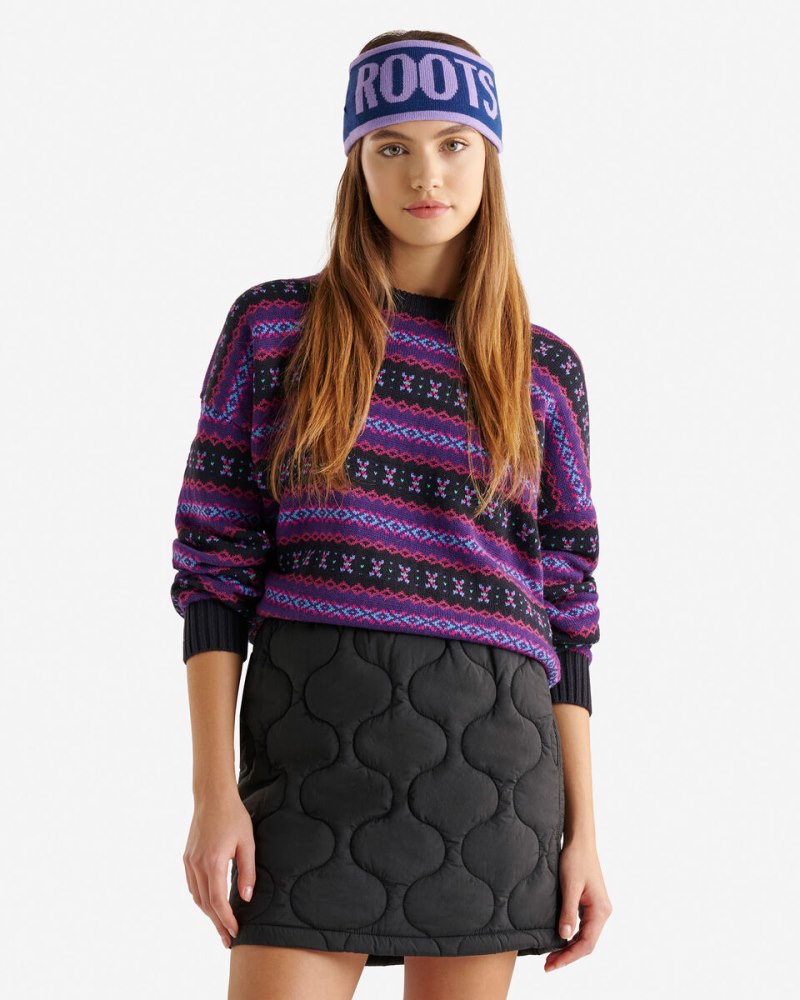 Roots Beaver Canoe Re-Issue Sweater - MULTI