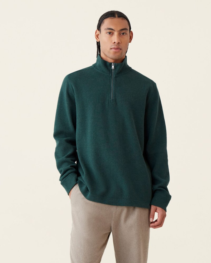 Roots Hawthorne Zip Stein - VARSITY GREEN PEPPER