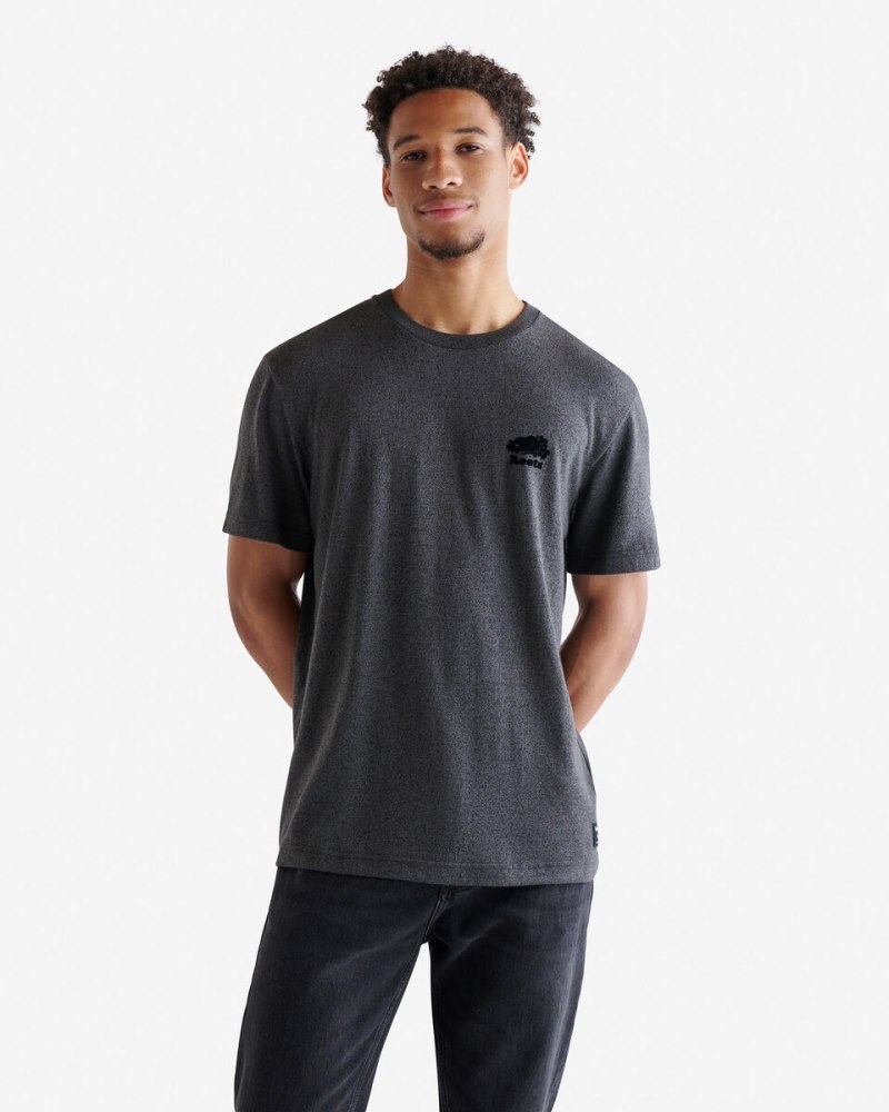Roots Mens Organic Perfect Pepper T-shirt - BLACK PEPPER