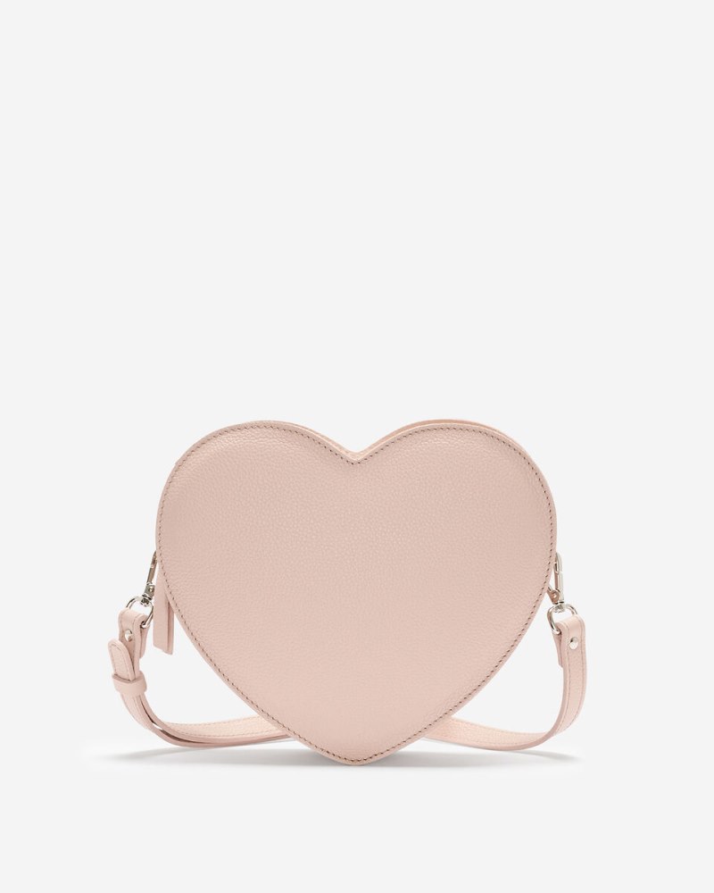 Roots Heart Crossbody Cervino - POWDER PINK