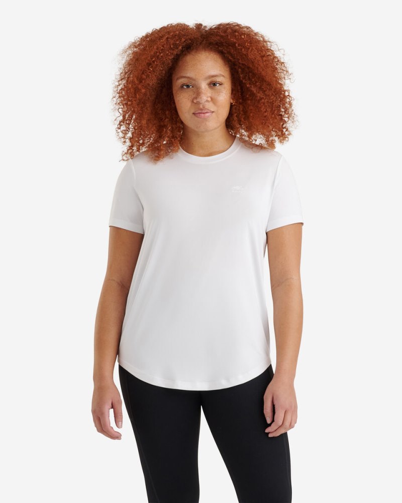 Roots Renew Short Sleeve Top - WHITE