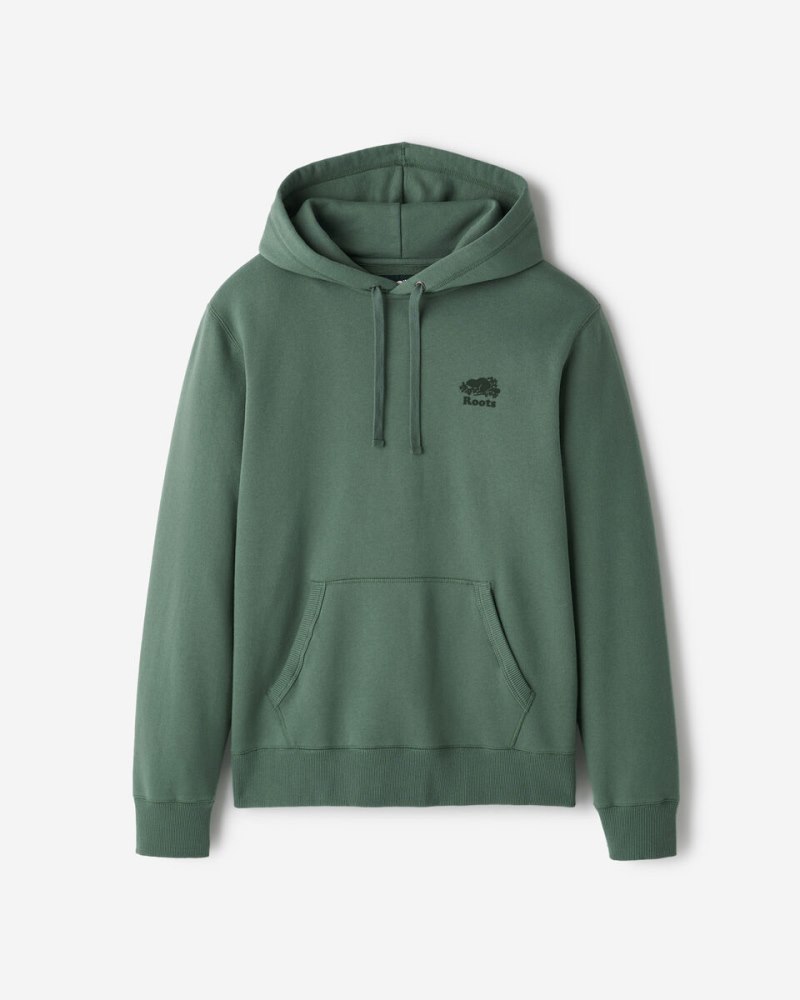 Roots Organic Cooper Tonal Kanga Hoodie - WREATH GREEN