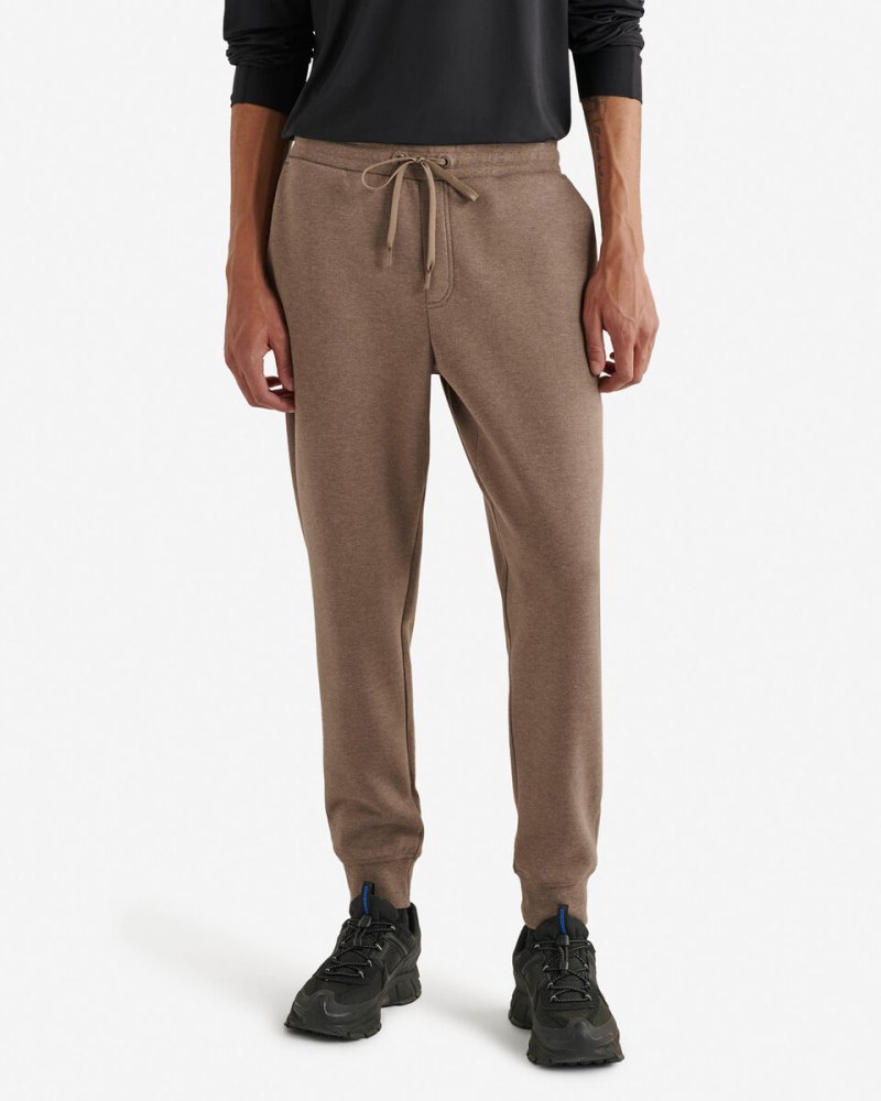 Roots Recover Interlock Jogger - UMBER BROWN MIX