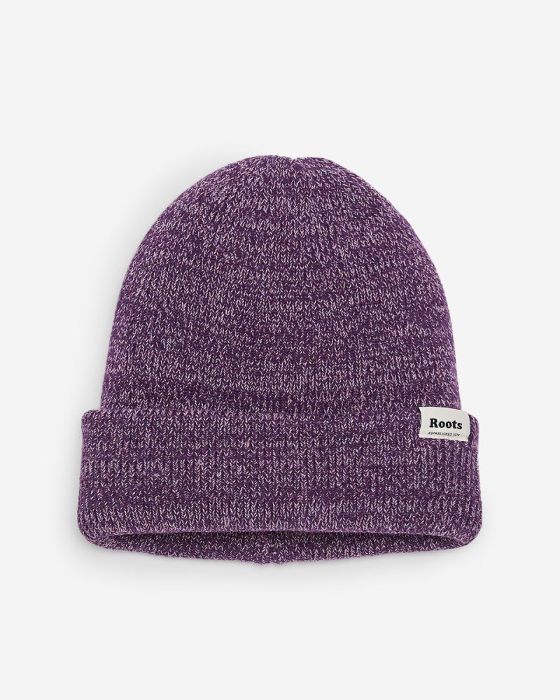 Roots Cozy Knit Toque - RAISIN PURPLE MIX