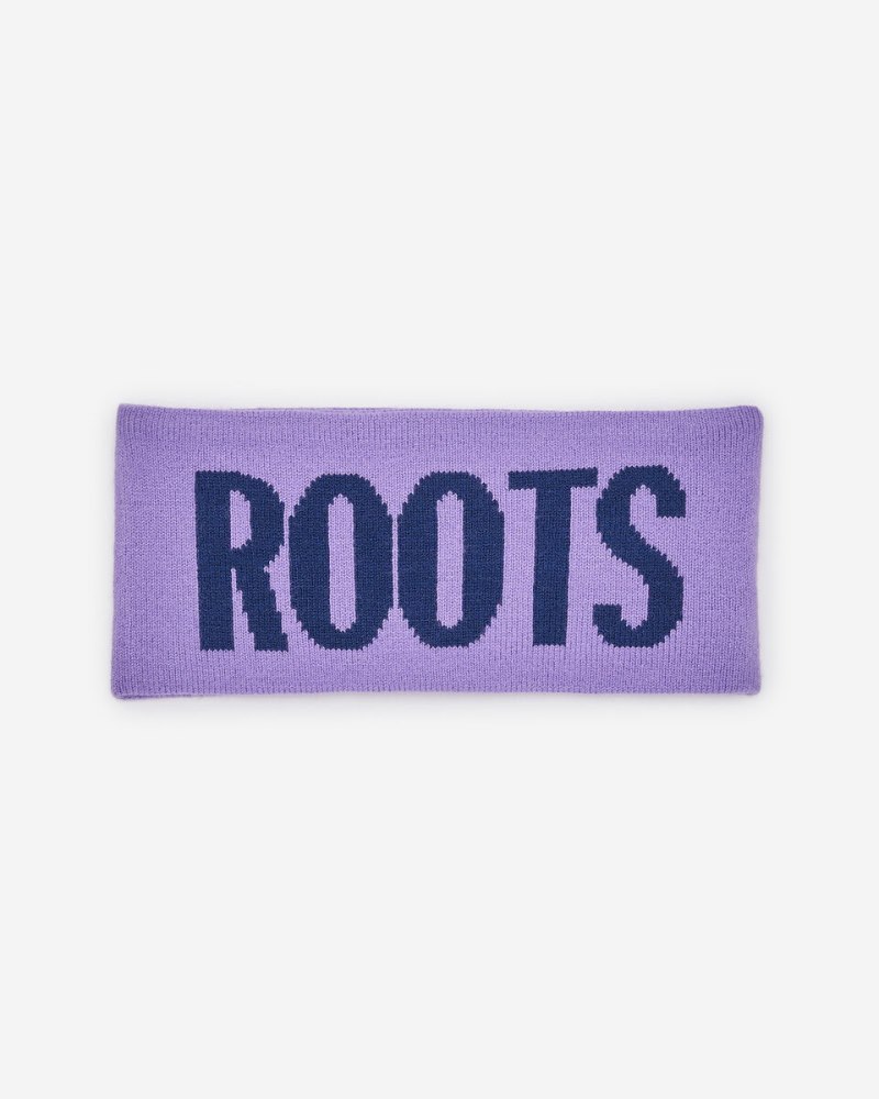 Roots Nordic Reversible Headband - PAISLEY PURPLE