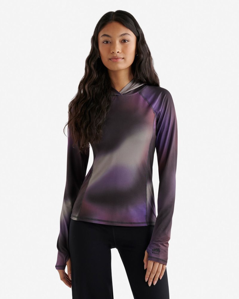 Roots Renew Hooded Long Sleeve Top - MULTI