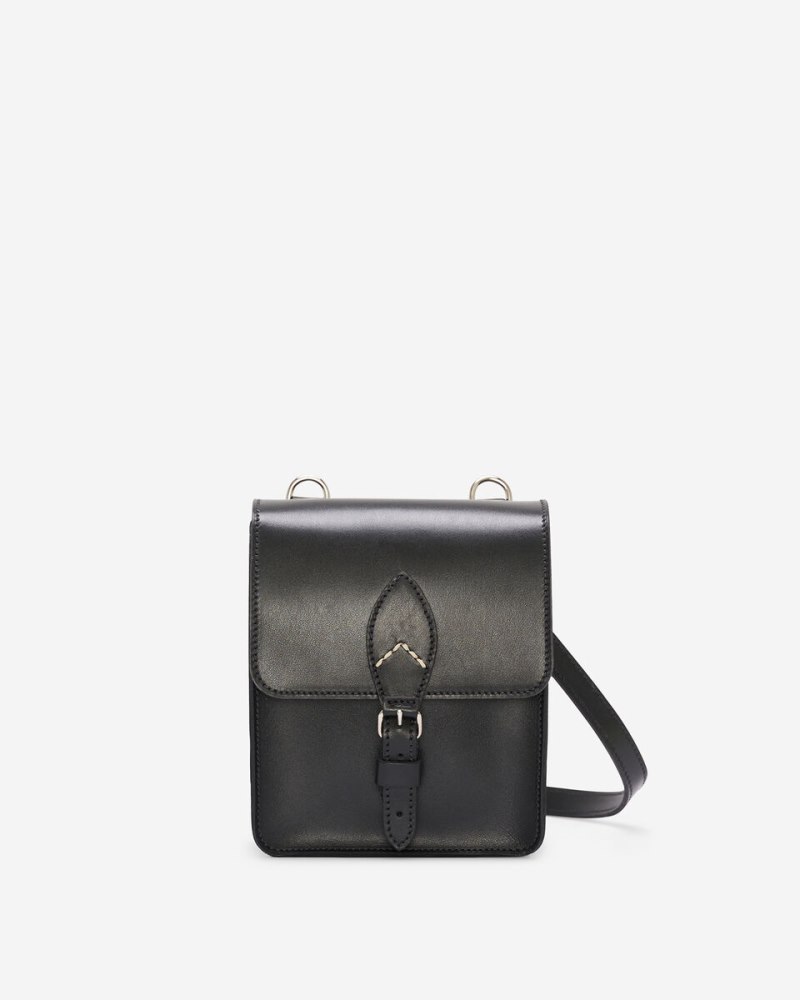 Roots Oxford Money Bag Top Calf - BLACK