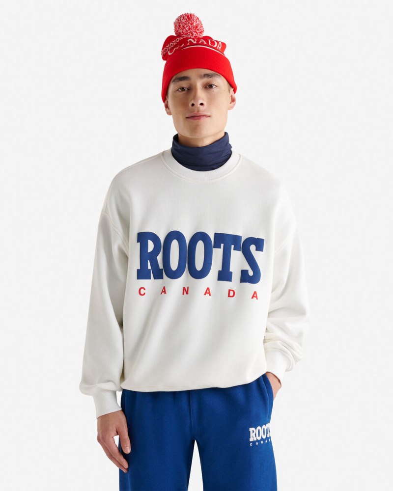 Roots Retro Crew - WHITE