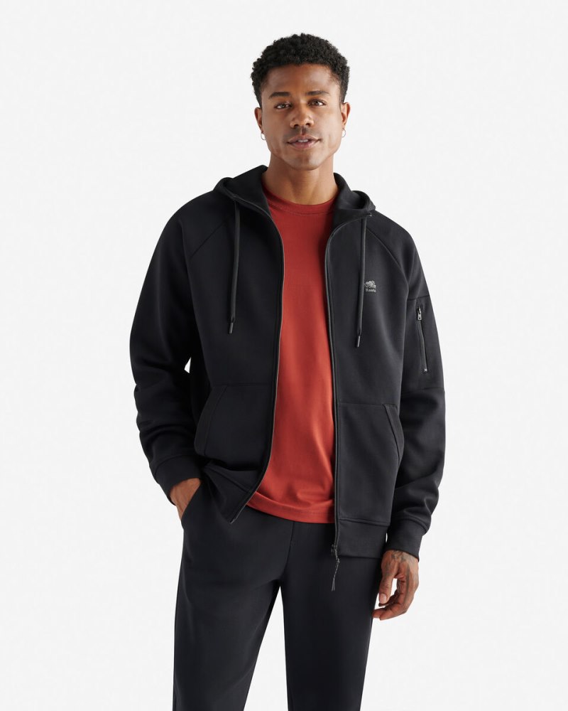Roots Recover Full Zip Hoodie - BLACK
