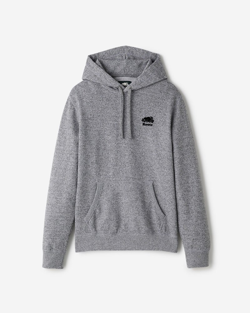 Roots Organic Original Terry Kanga Hoodie - SALT & PEPPER