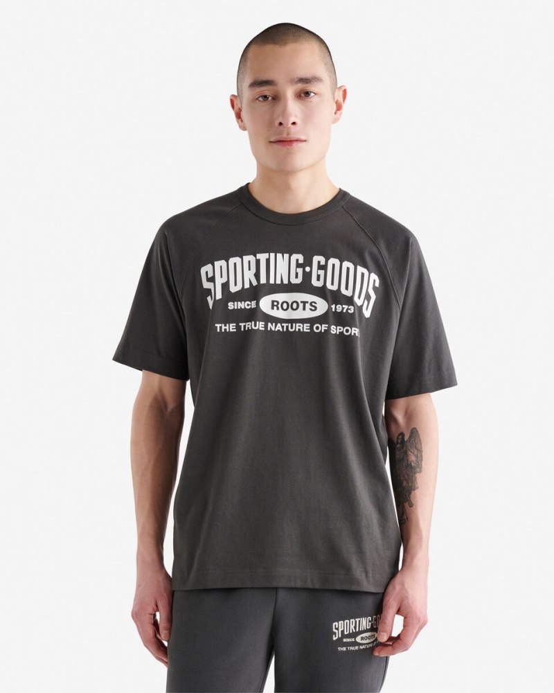 Roots Mens Sporting Goods 99 T-Shirt - RAVEN
