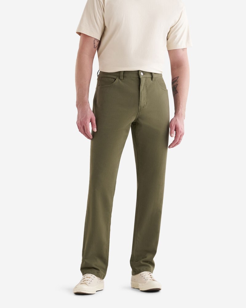Roots Park Stretch 5 Pocket Pant 32 Inch Inseam - KALAMATA