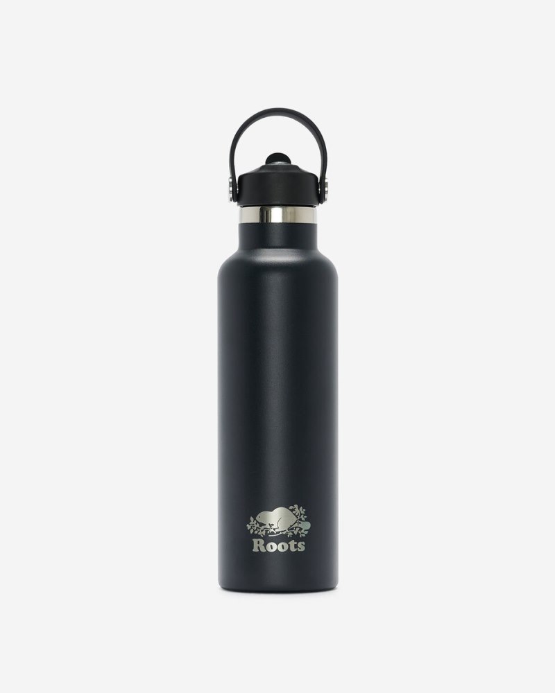 Roots Water Bottle - BLACK