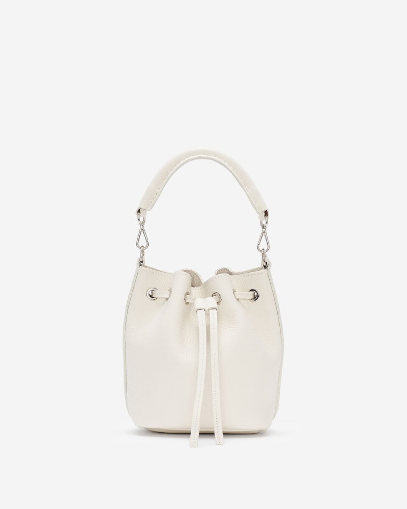 Roots Mini Bucket Bag 2.0 Cervino - IVORY/CAMEL