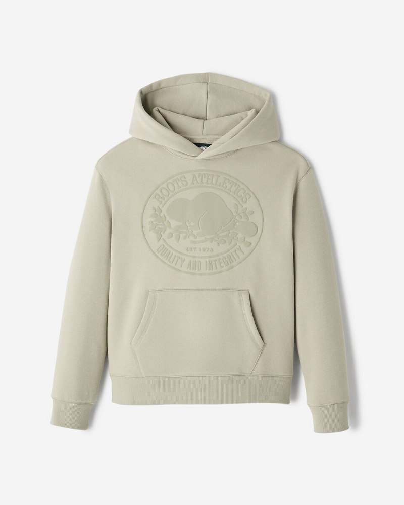 Roots Womens Heritage Beaver Hoodie - ABBEY STONE