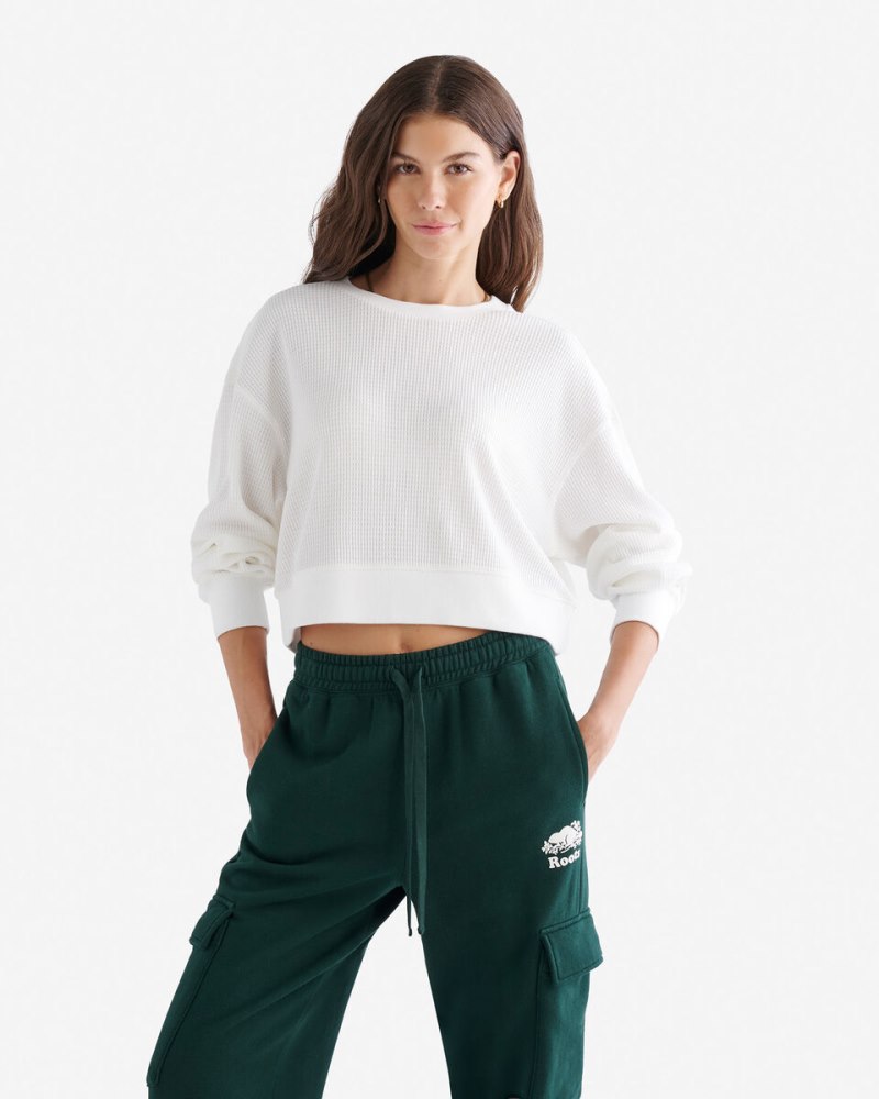 Roots Waffle Crew - WHITE