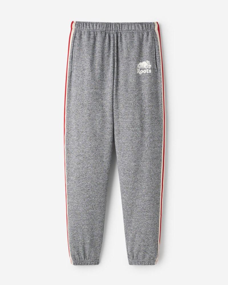 Roots Cabin Fleece Sweatpant - SALT & PEPPER